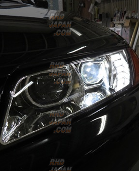 78 Works Full LED Headlight Set Chrome - HCR32 BNR32 HR32 - RHDJapan